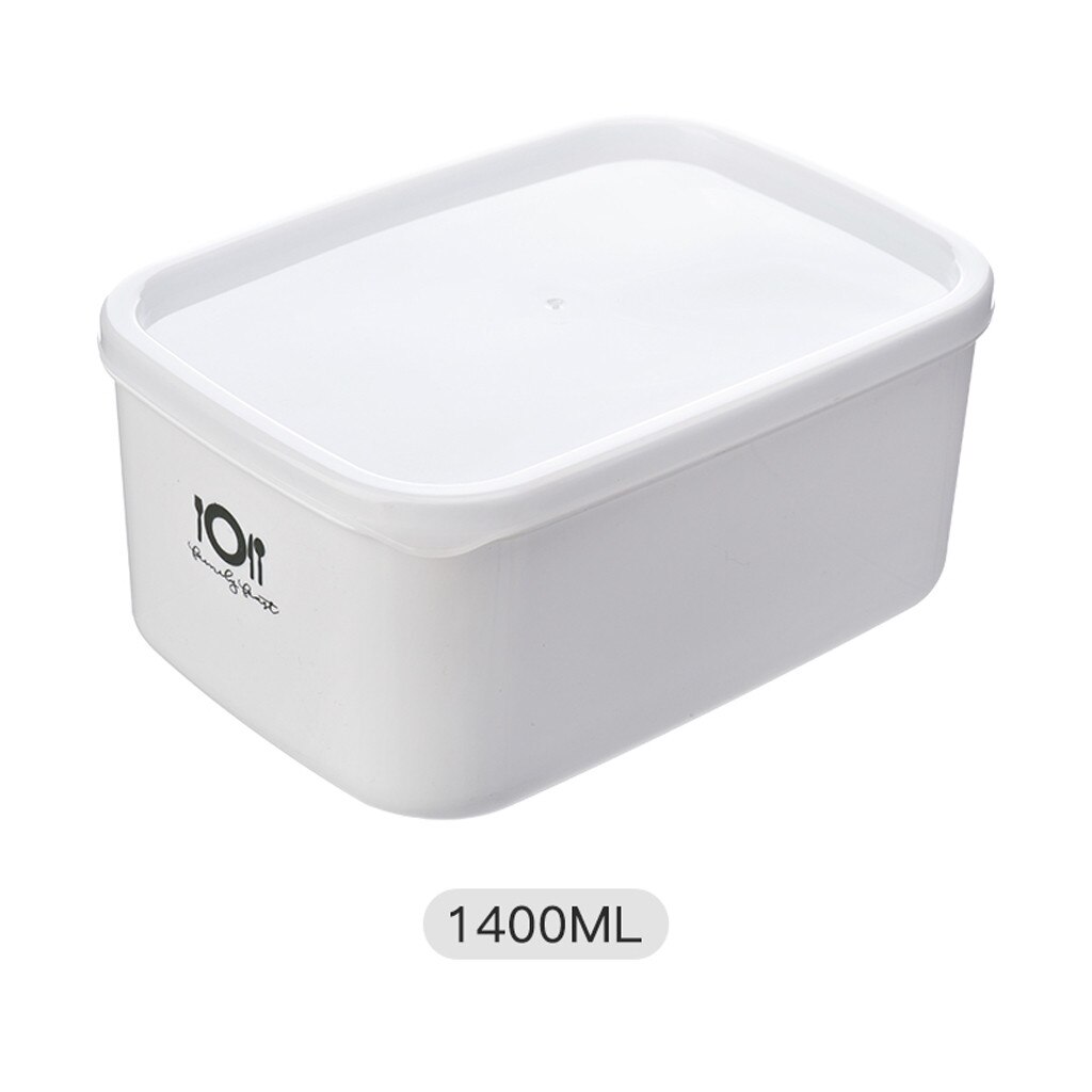 Lunchbox Picknick Tarwe Stro Bento 3 Compartiment Maaltijd Opslag Lunch Container Voedsel Prep Keuken Servies Draagbare Voedsel Doos # YL5: 1400ML