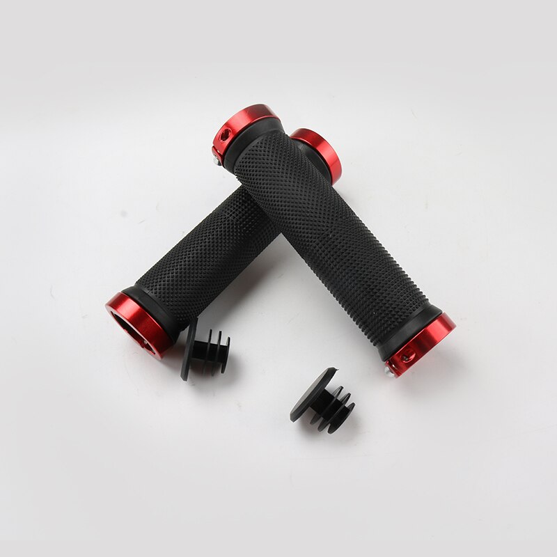 1 Pair Bicycle Grips Bicycle MTB Road Cycling Road Mountain Bike Handle Double Lock on Aluminium Alloy Bike Handlebar Hand Cover
