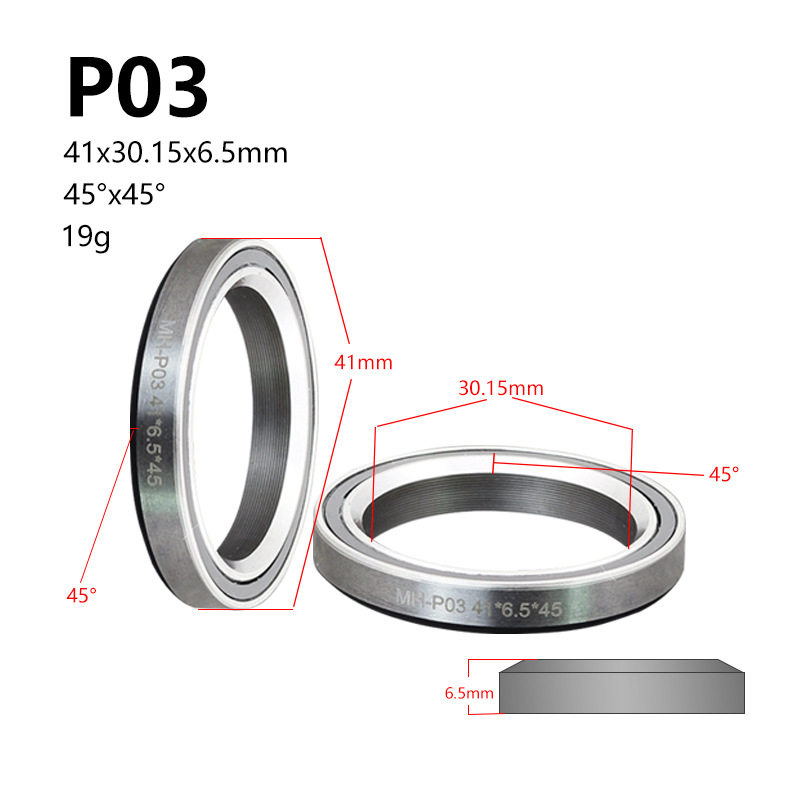 Bicycle Headset Bearings 41/41.8/47/49/51/52mm Mtb Road Mountain Bike Scooter Headset Bearing Repair Parts Cycling Accessories