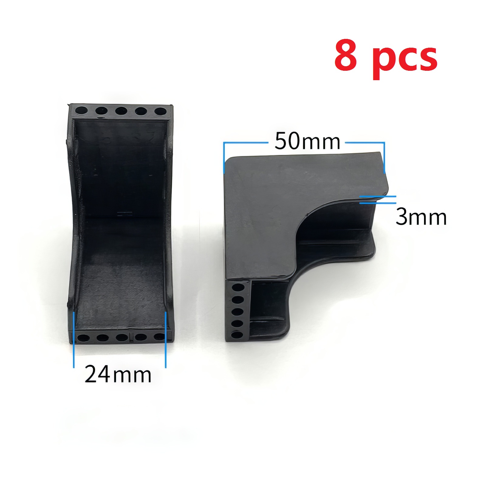 8/20 Stuks Plastic Hoekbeschermers Triple Code Dikte Beschermen Glas Hoek Cover Stenen Plaat Houten Deur Metalen Board 12 Mm-50 Mm: Linen