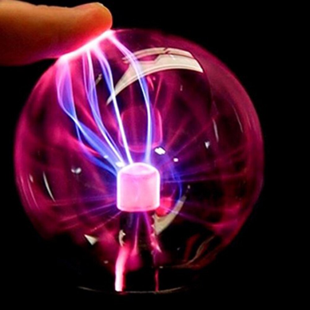 Plasma Globe Funny Magic Touch Sensitive Plasma Ball Crystal Light Lamp for Home Living Room Bedroom