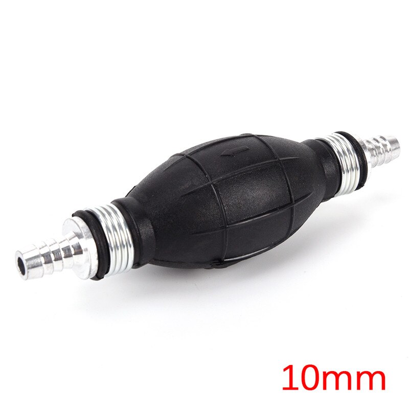 4 styles Line Pump Primer Bulb Hand Primer Gas Petrol Pumps Rubber And Aluminum Hand Fuel Pump Apply to All Fuels: 10mm