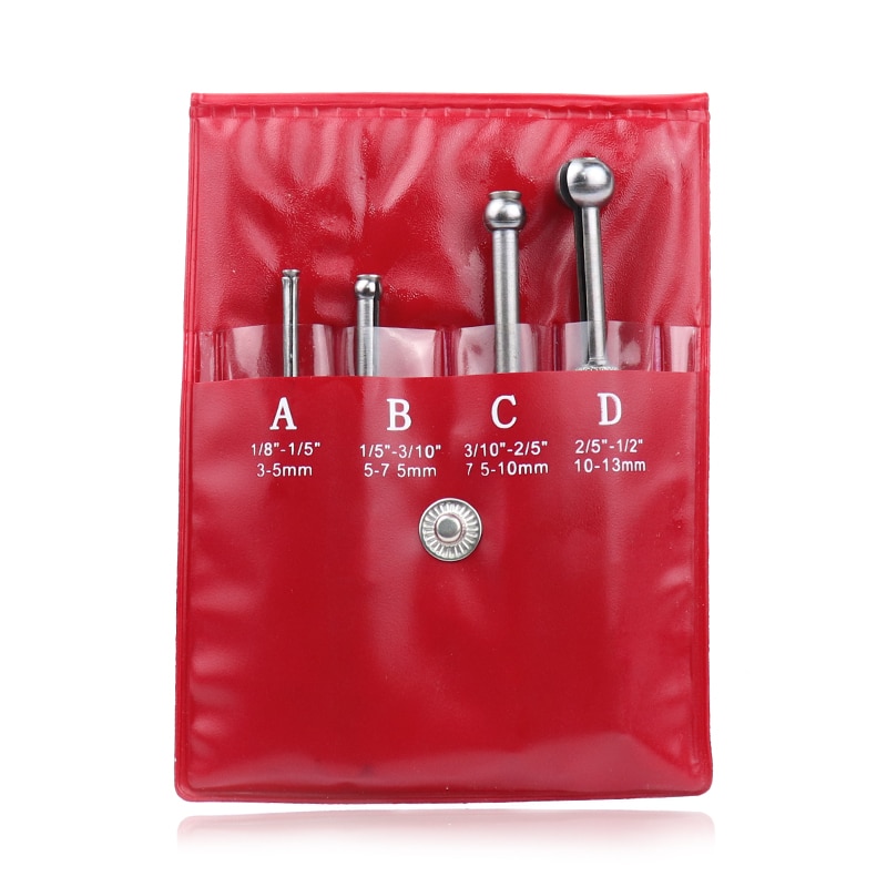 4 teile/satz Kleine See Messgerät einstellen 3-13mm Teleskop Ball Typ See Bohrung-Sauerei messen Werkzeuge