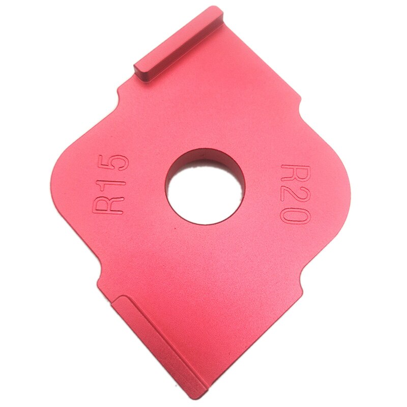 Woodworking Trimming Radius Jig Router Templates Aluminium Alloy Radius Corners R15 R20