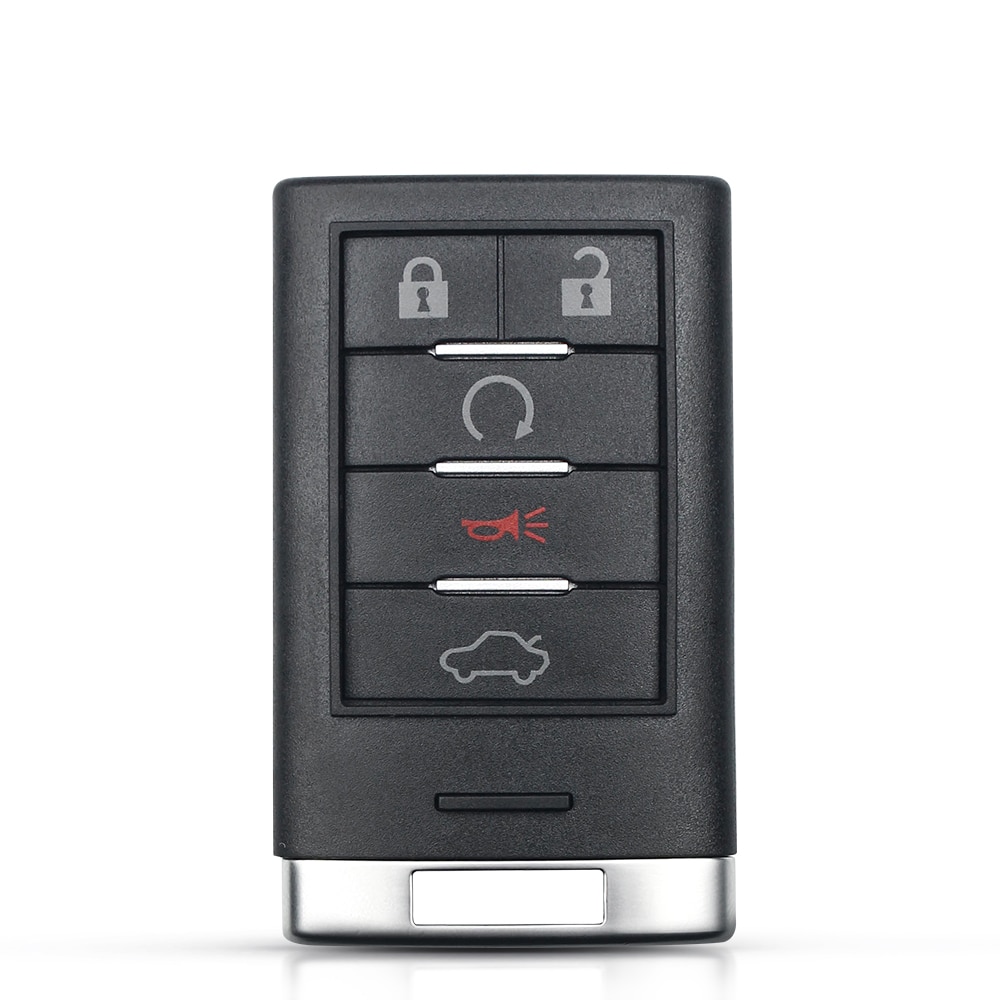 Keyyou-vaihto 5 -painikkeinen älykäs kaukosäätimen avaimen kuori cadillac cts xts dts srx ats escalade gmc avaimeton lukitusavain