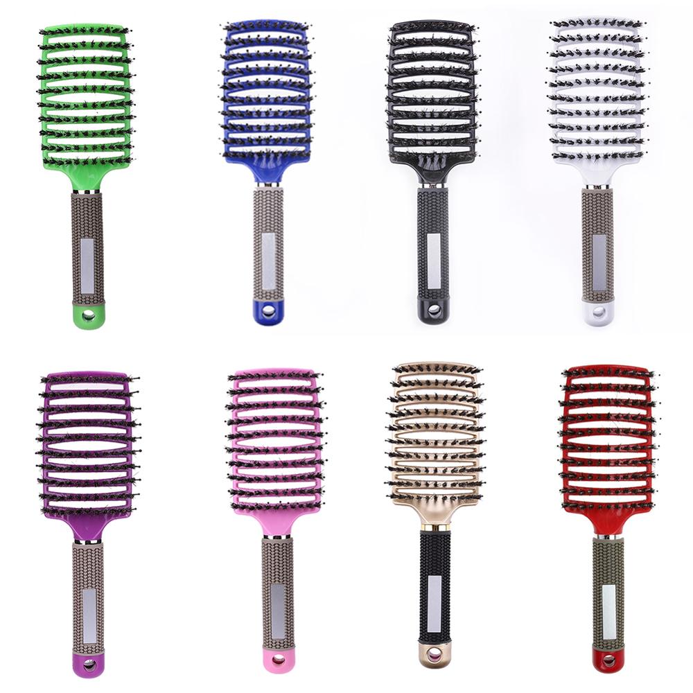 Comb Hair Salon Styling Combs Anti-Static Scalp Massage Comb Arc Ribs Wide Teeth Smooth Hair Curly Hair Straightener