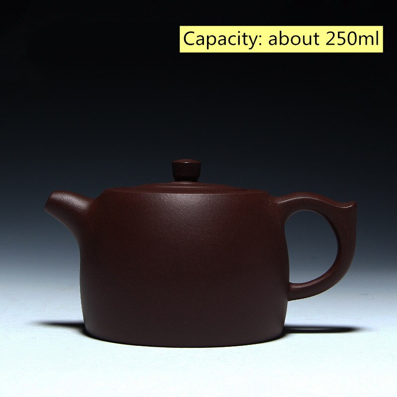 Retro tea set purple clay xi shi teapot Teaware decoration pot Authentic full handmade Chinese yixing purple sand teapot: G