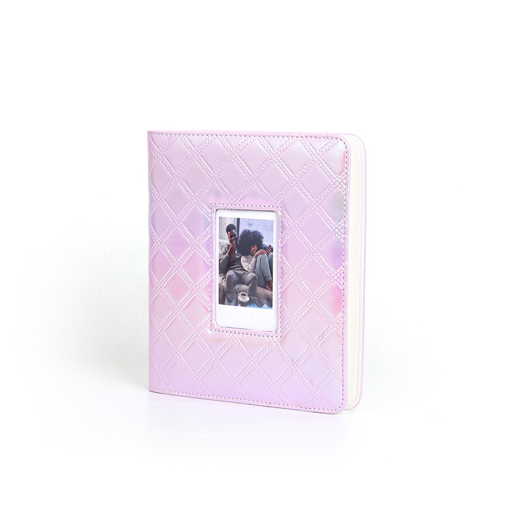 Mini Film 3 inch 288 Photos Storage PU Album for Fujifilm Instax mini 99/12/11 Large Album Pocket album Storage Book: black