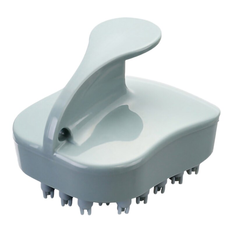 Hoofdhuid Massage Haar Wassen Kam Body Bad Spa Comfortabele Hoofd Massage Borstel Badkamer Producten: blue