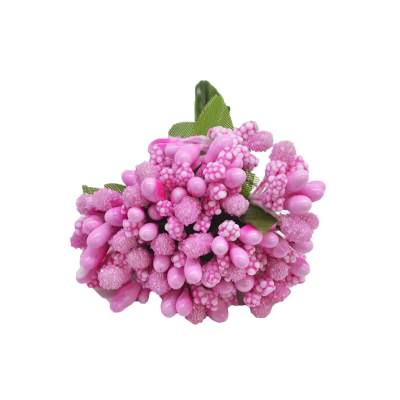 36Pcs Pearl Berry Artificial Stamen Flower For Wedding Home Decoration Artificial Pistil DIY Wreath Scrapbooking Craft Box: F04