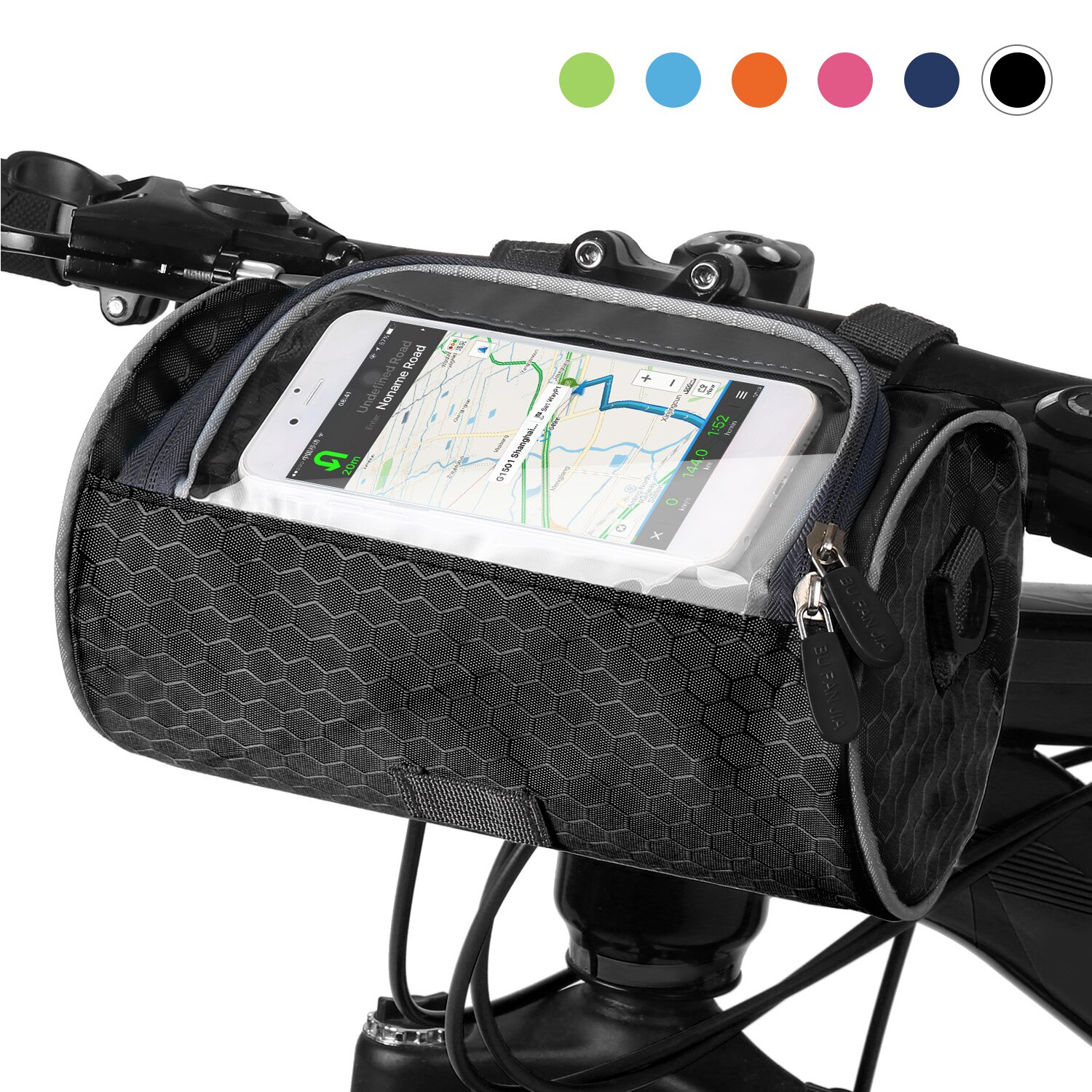 Vandtæt cykelstyrtaske cykeltasker berøringsskærm telefonholder taske pakke skuldertaske mtb cykeltasker taske
