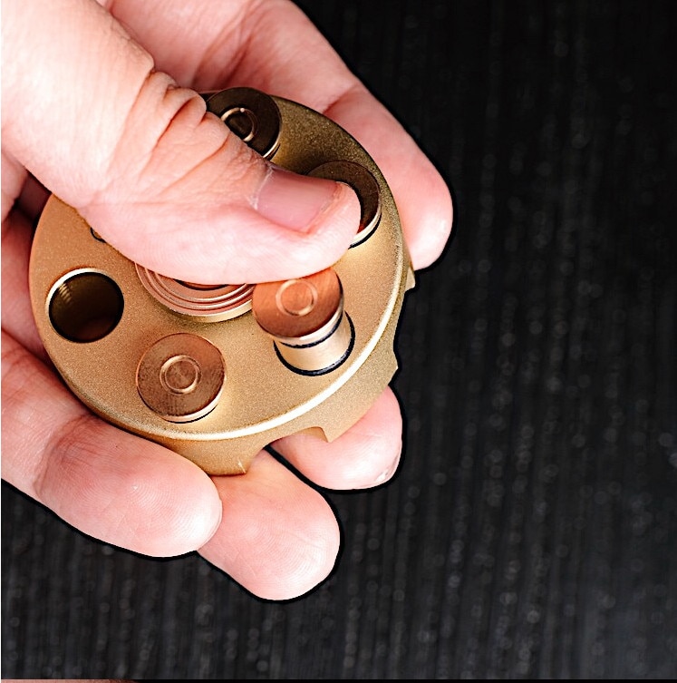 Cool Copper Fidget Roller Stress Relief Toy for adult antistress