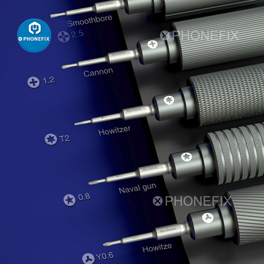 Mecanicien Ishell mortier Mini jeu de tournevis de précision Kit d'outils d'ouverture de téléphone portable pour iPhone Samsung Huawei réparation démontage