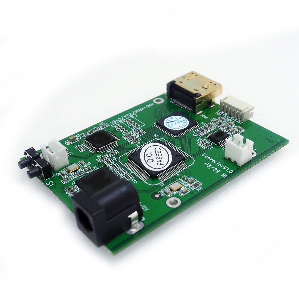 Placa Convertidora de señal de vídeo AHD41, dispositivo 4 en 1 HD, AHD, TVI, CVI, CVBS, HDMI, VGA, CVBS, AHD41
