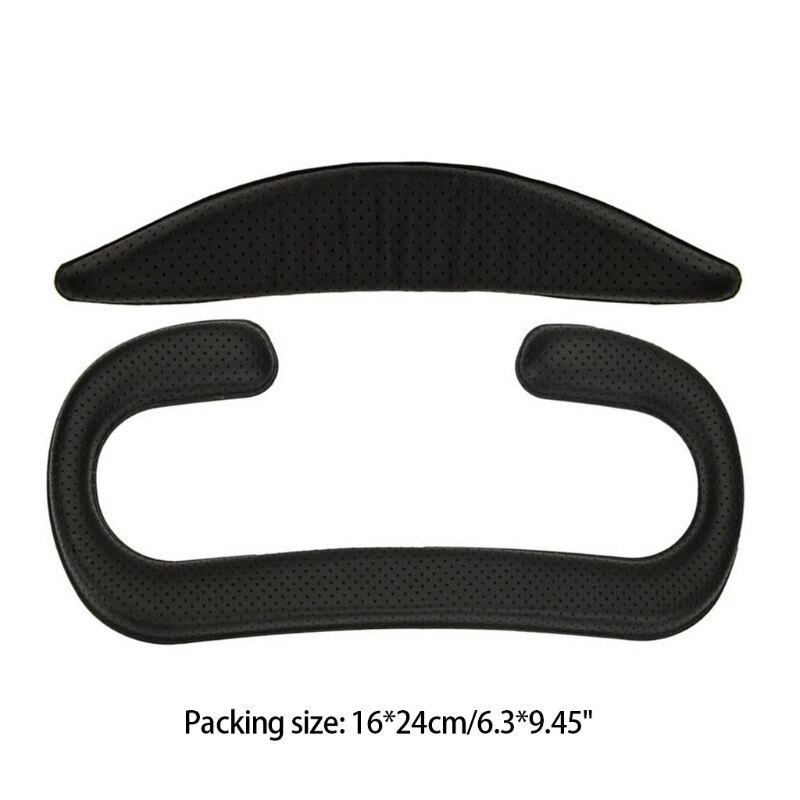 Ersatz-gesichtspolster aus leder für pimax vision 8k , gesichtsschutz, halterung, memory-schaum-schutzmatte, augenpolster, vr-zubehör