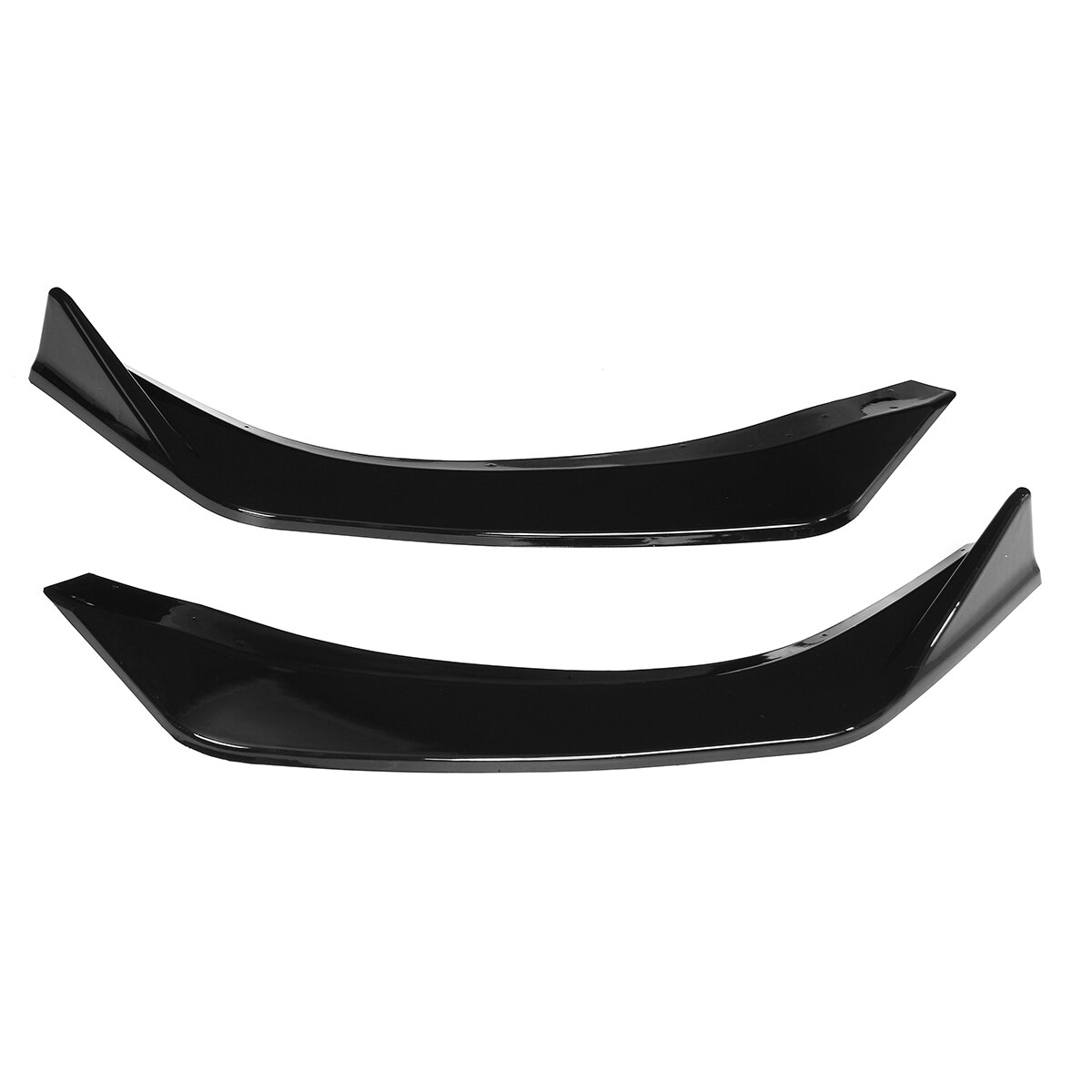 Black/Carbon Fiber Look Car Front Bumper Lip Splitter Diffuser Spoiler Protector Body Kit For Mazda 3 Sedan Axela