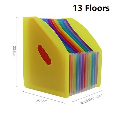 High Capacity A4 File Folder School Document Organiser Envelopes Desk Storage Student Paper Expanding Office Receipt: H