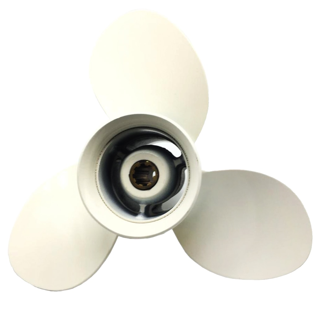 Witte Boot Prop Propeller 3 Blade Aluminium Voor Yamaha 9.9-15 Hp 20HP