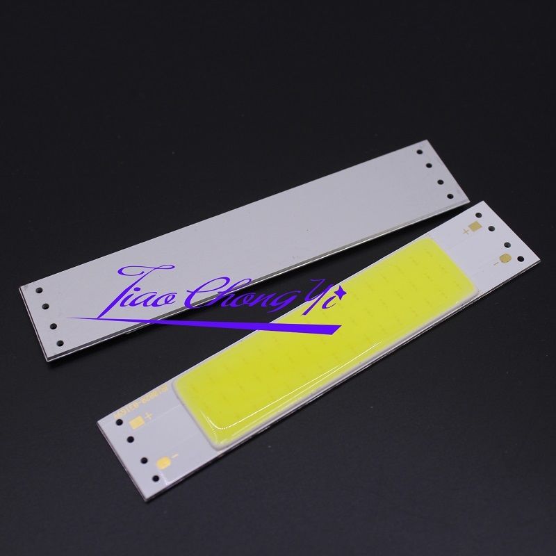 1 Pcs 3W 100X20mm 300mA 9V Cob Led Cool White Panel Strip Verlichting Voor Diy Lampen