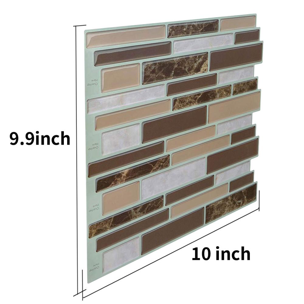 Dosseret de tuile de pelage et de bâton de 10 feuilles/paquet pour la de marbre de tuile de dosseret de Vinly décorative de cuisine 250X250mm: HY-L5007