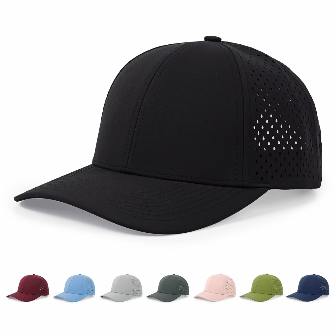 Vattentät basebollkeps solid mesh sommar män kvinnor utomhus snapback-kepsar unisex
