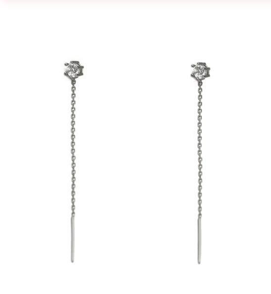 Minimalistischen 925 Sterling Silber Drei Ball Stud Ohrringe Zarte Tiny Dot Ohrringe Knorpel Helix Piercing Kette Ohrringe A30: 6