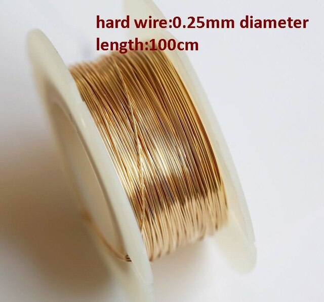 100 centimeter/lot Gold filled Draad multi-size snijden semi-rigide kralen wire sieraden maken DIY accessoires ib3152: 2