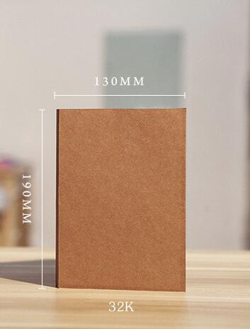 A5 kraft Carta da Spolvero Libro taccuino bloc notes , kraft album da disegno per la Pittura Disegno Diario Ufficiale del Regalo Creativo