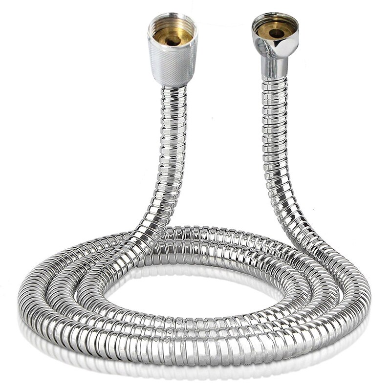 Flexible Shower Head Hose Gasket Stainless Steel Bathroom Bathtub Shower Head Encryption Leakproof Anti-rust Hose Fixed Pipe