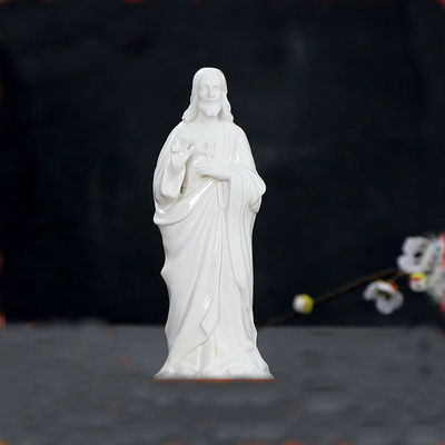 Katolsk hellig jesus kristendom stort kors helgenhjerte kirke liten dekorasjon boligtilbehør main