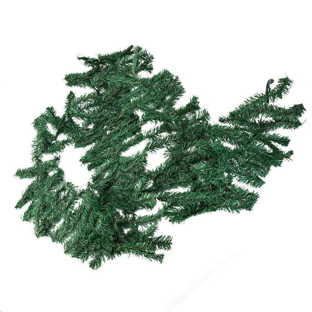 2.7 m Thuis Grenen Kerst Guirlande Haard Krans Xmas Decor 160 Heads Populaire