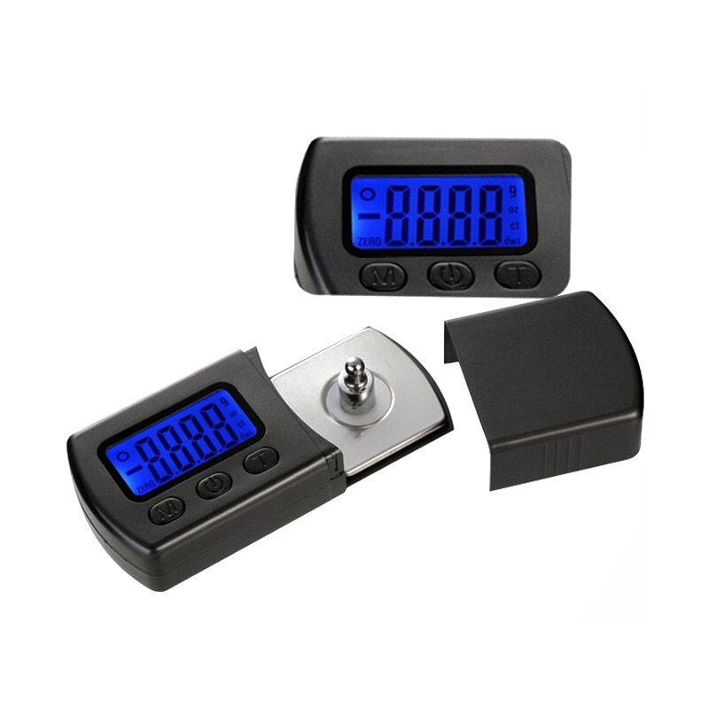 Mini giradiscos Digital de 0.001g, medidor de balanza de fuerza Stylus Led con brazo de carga, báscula Digital portátil: B 5g-0.01g