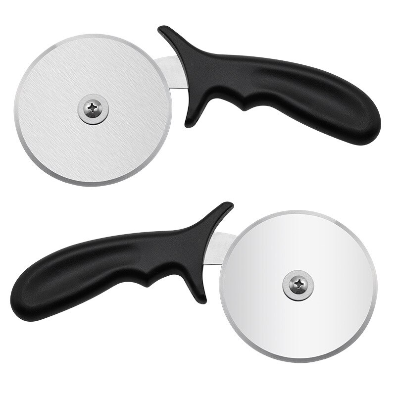 stainless steel pizza roller cutter, round pizza cutter, household pizza cutter, pizza cutter pizza shovel
