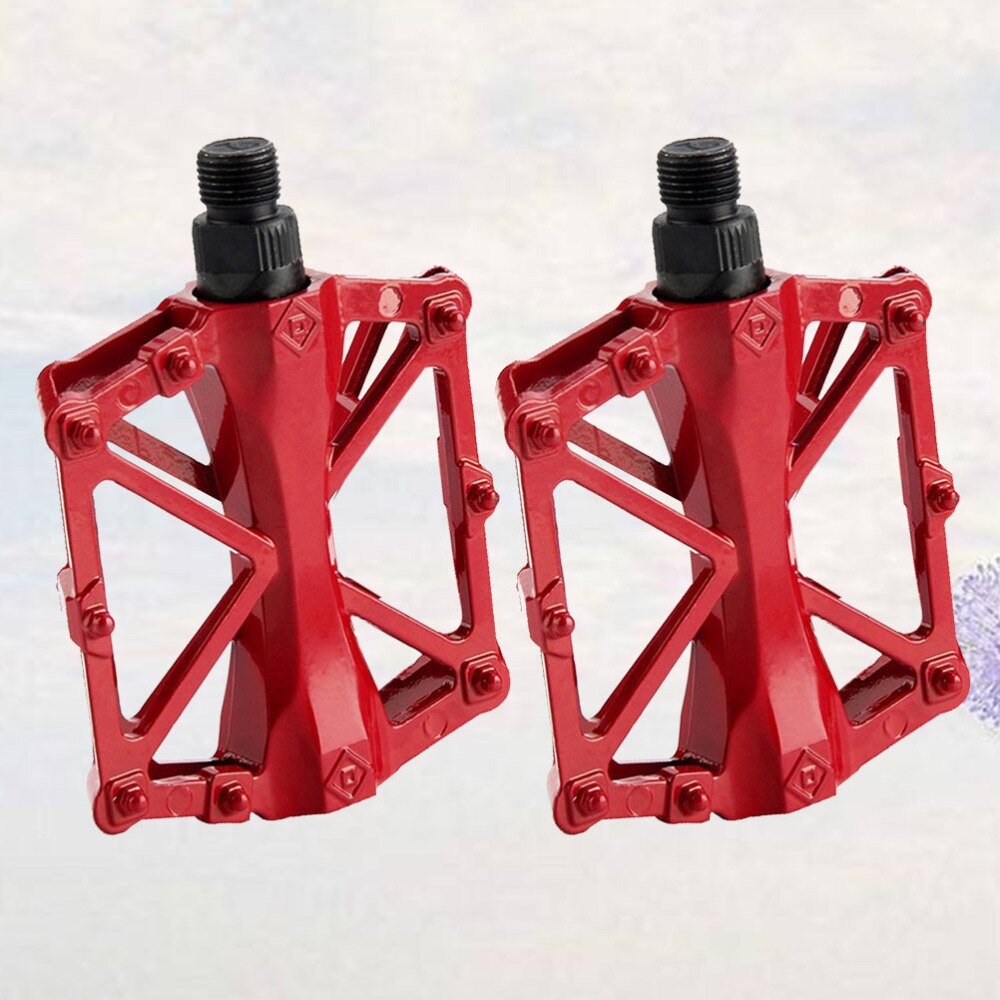 2pcs Bike Pedal Practical Delicate Metal Bike Treadle Vehicle Treadle for Outdoor Cycling Bike