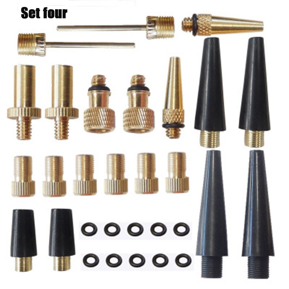 Fahrrad Ventile Adapter einstellen Fahrrad Pumpen Adapter DV AV SV Ventile Konverter für Kompressor Fahrrad Reifen Inflator Pumpen YS-Kaufen: einstellen four