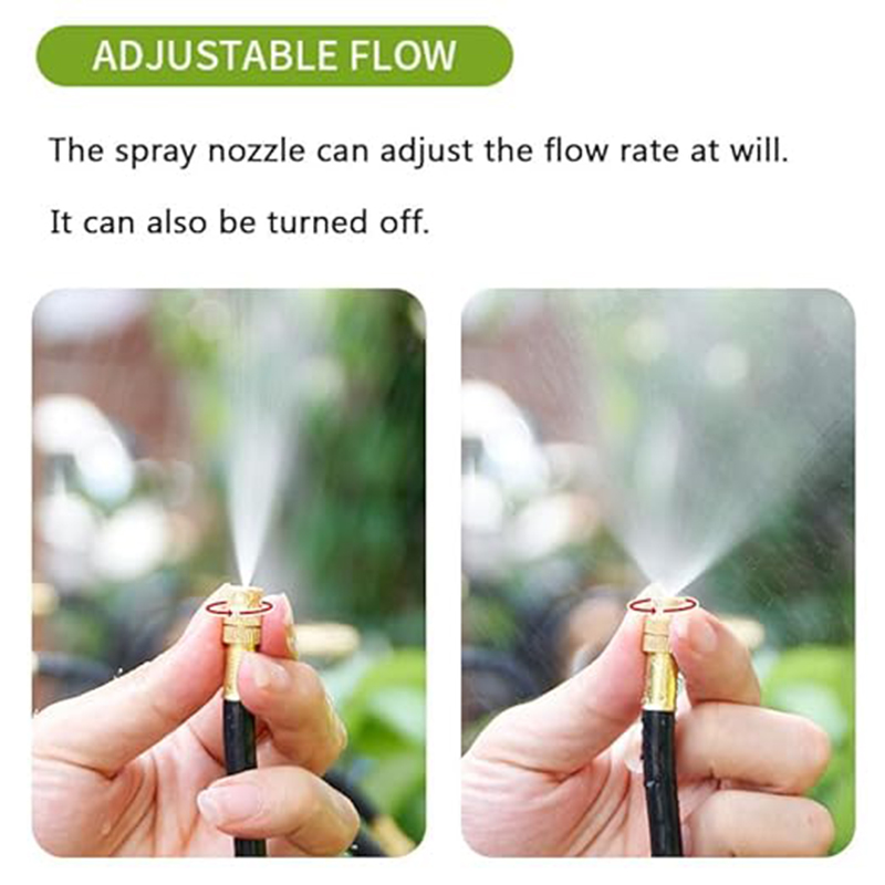 20M-5M DIY Universal Sprayer Kit 360° Curved Garden Automatic Irrigation System for Garden Plant Fogging Watering Irrigation