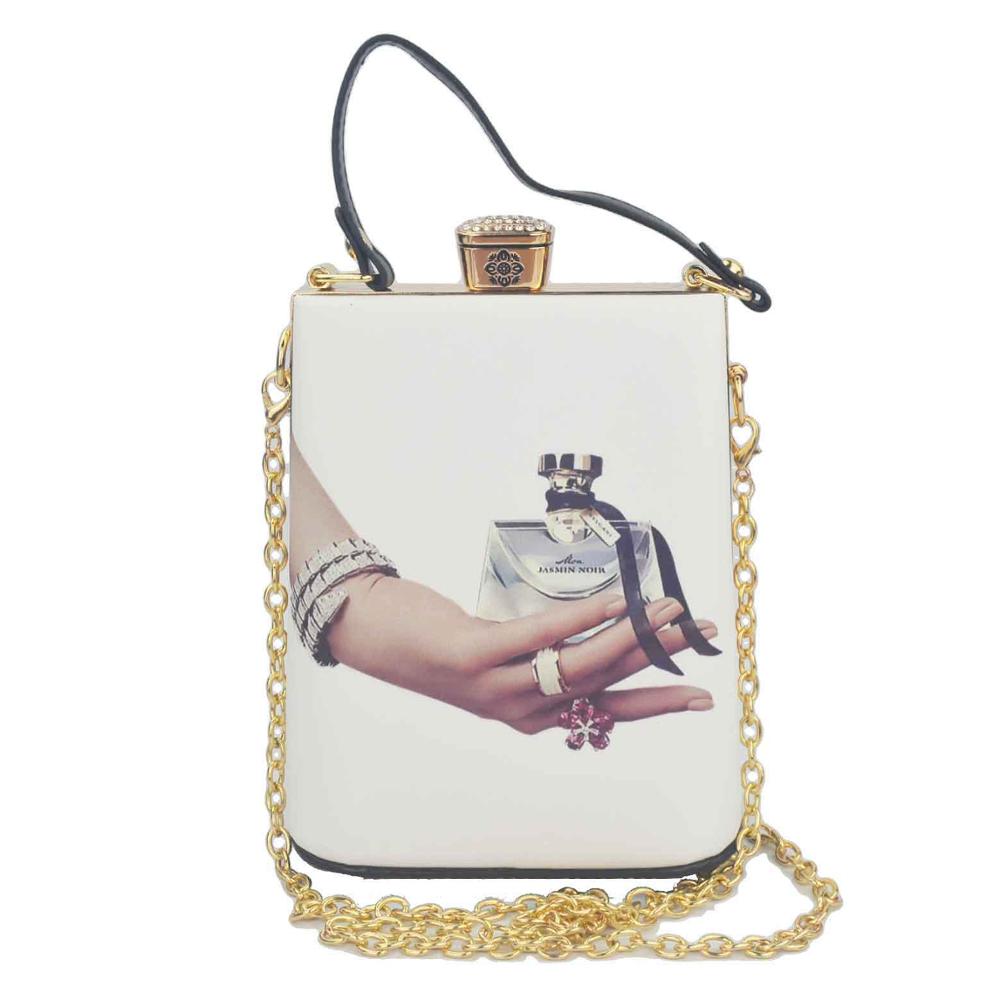 dibujos animados personajes cara pintura bolso PU mujeres embragues bolsas bolsos señora bandolera bolso noche embrague monedero: J