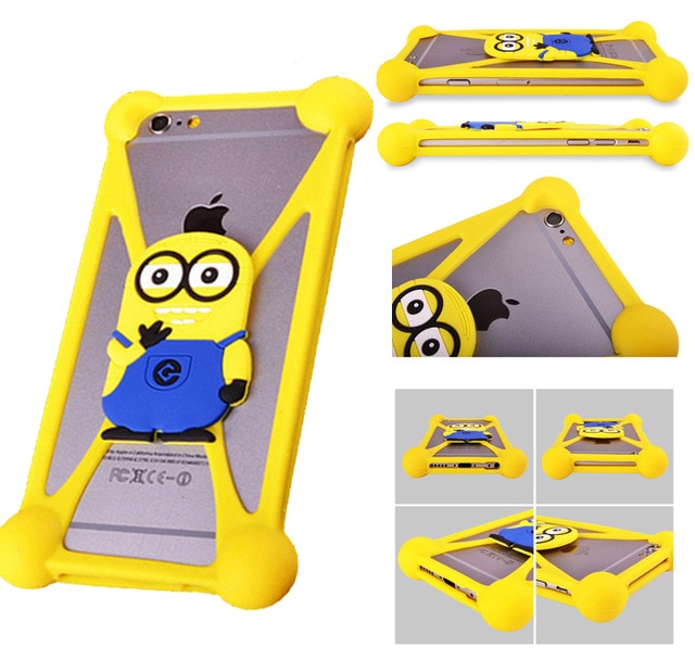 3D Dessin Animé Silicone Portable Universel Coques De Téléphone Pour fly iq4418 iq400w iq436i iq4400 FS501 FS451 FS401 FS452 FS551