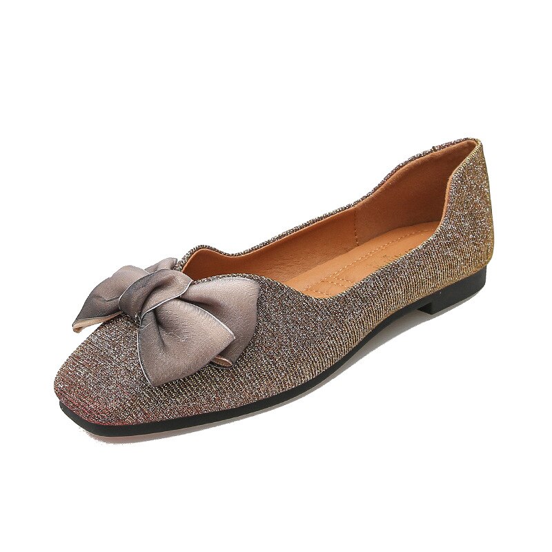 Tamanho grande sapatos mulher dedo do pé quadrado outono arco-nó all-match calçados femininos deslizamento-on casual sneaker modis macio boca rasa grande