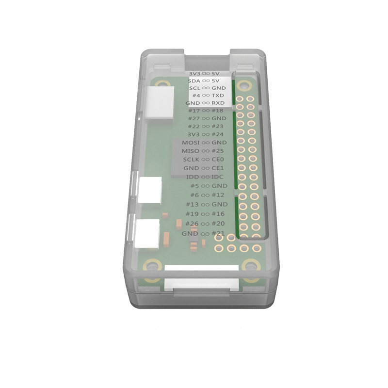2 transparente schutzhüllen für raspberry pi zero ( - 72 x 35 x 17mm und 13.5 x 10.9 x 1.5cm zoll)