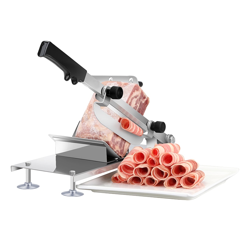 Käse Wurst Fleisch Schneiden Maschine Edelstahl Hause Kleine Gemüse Schneidemaschine