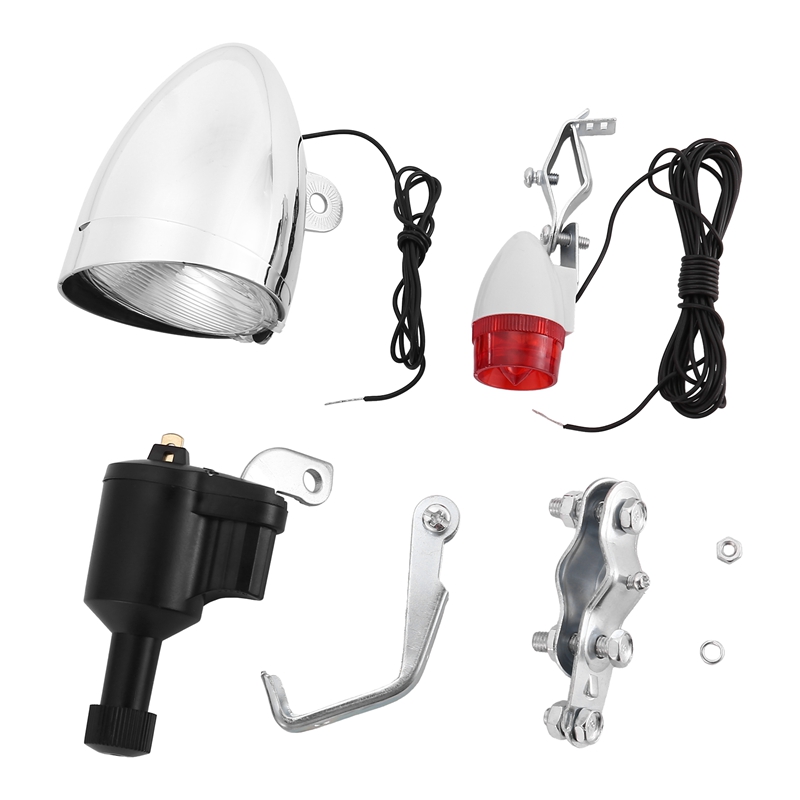 Fietslicht Fiets Gemotoriseerde Fiets Wrijving Dynamo Generator Achterlicht 6V 3W Fietsaccessoires