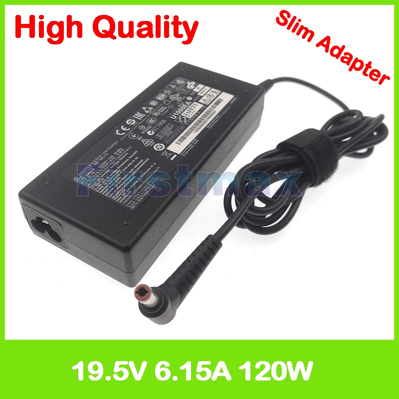 Mince 19.5V 6.15A chargeur pour ordinateur portable adaptateur secteur pour MSI FX620DX GE60 2OE 2PE 2PG Apache MS-16GA MS-16GC MS-16GF GE60H ADP-120MH D