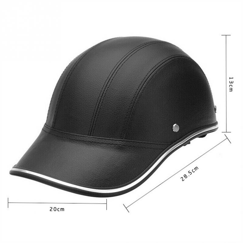 Sport Fietsen Baseball Cap Helm Outdoor Veiligheid Motorfiets Fiets Duurzaam Kleurrijke Warme Lederen Half Helm
