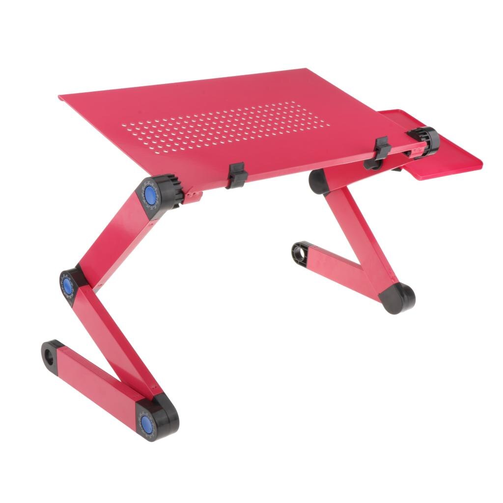 Justerbar bærbar sammenleggbar datamaskin laptop bord skrivebordstativ sengebrett stigerør bærbar pc bordholder holder sovesofa kjøling