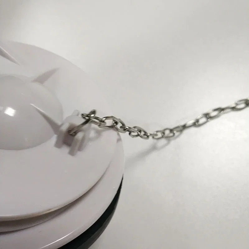 Válvulas de descarga de drenaje de cadena de inodoro, sello de válvula de parada de agua, cubierta de aleta, accesorios de repuesto para tanque de taburete, accesorio de baño, 1 Uds.