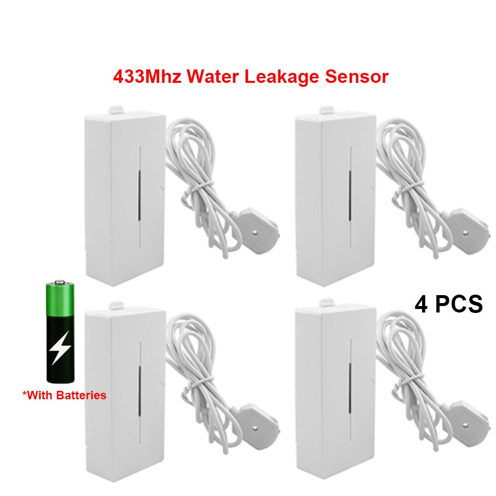 Water Level Leakage Water Leak Sensor With Battery Overflow Detector Alarm Security works SONOFF RF Bridge eWelink: 4PCS Sensor