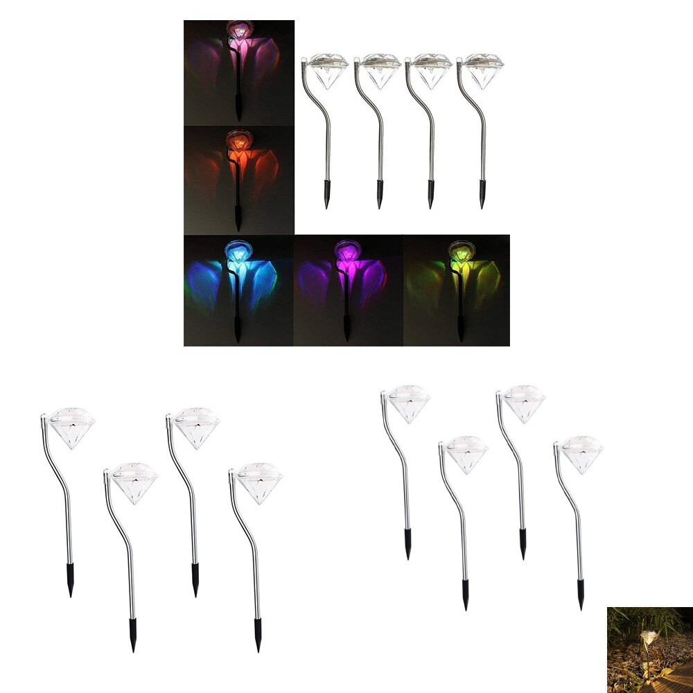 Solar led gazonlamp met rechte paal, waterdichte buitenlamp voor tuin, park, villa, pad, landschapsdecoratie, verlichting