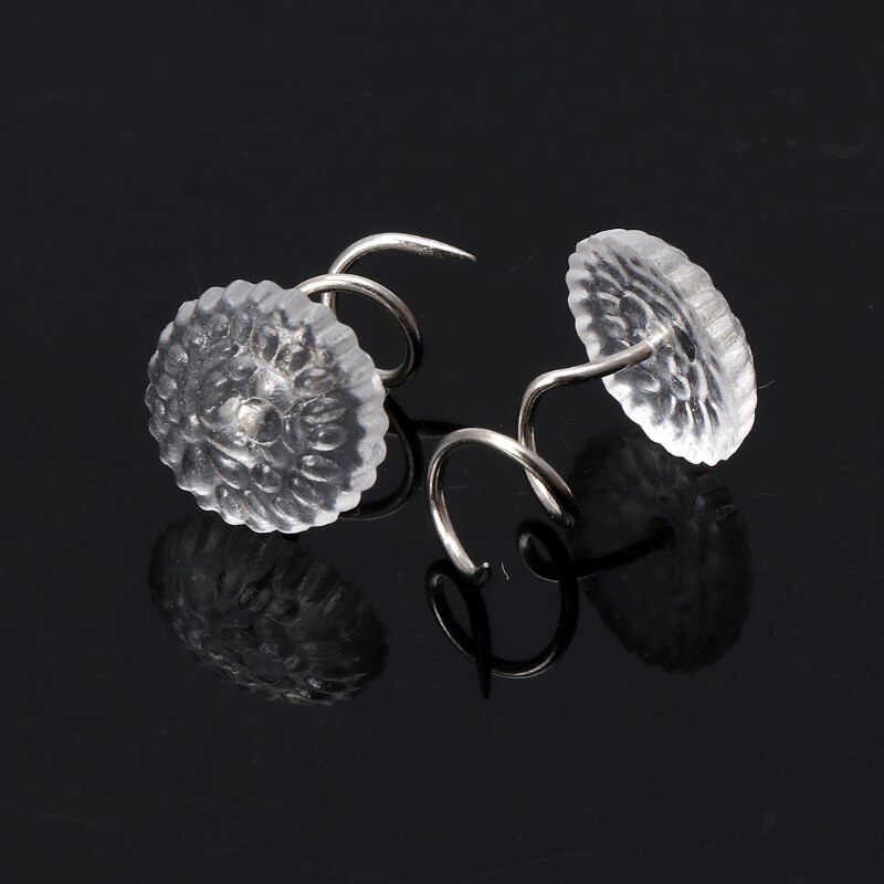 50 STUKS Clear Heads Twist Pins Vaste Fastener Nagels voor Bekleding Dekens Sofa Twist Pins