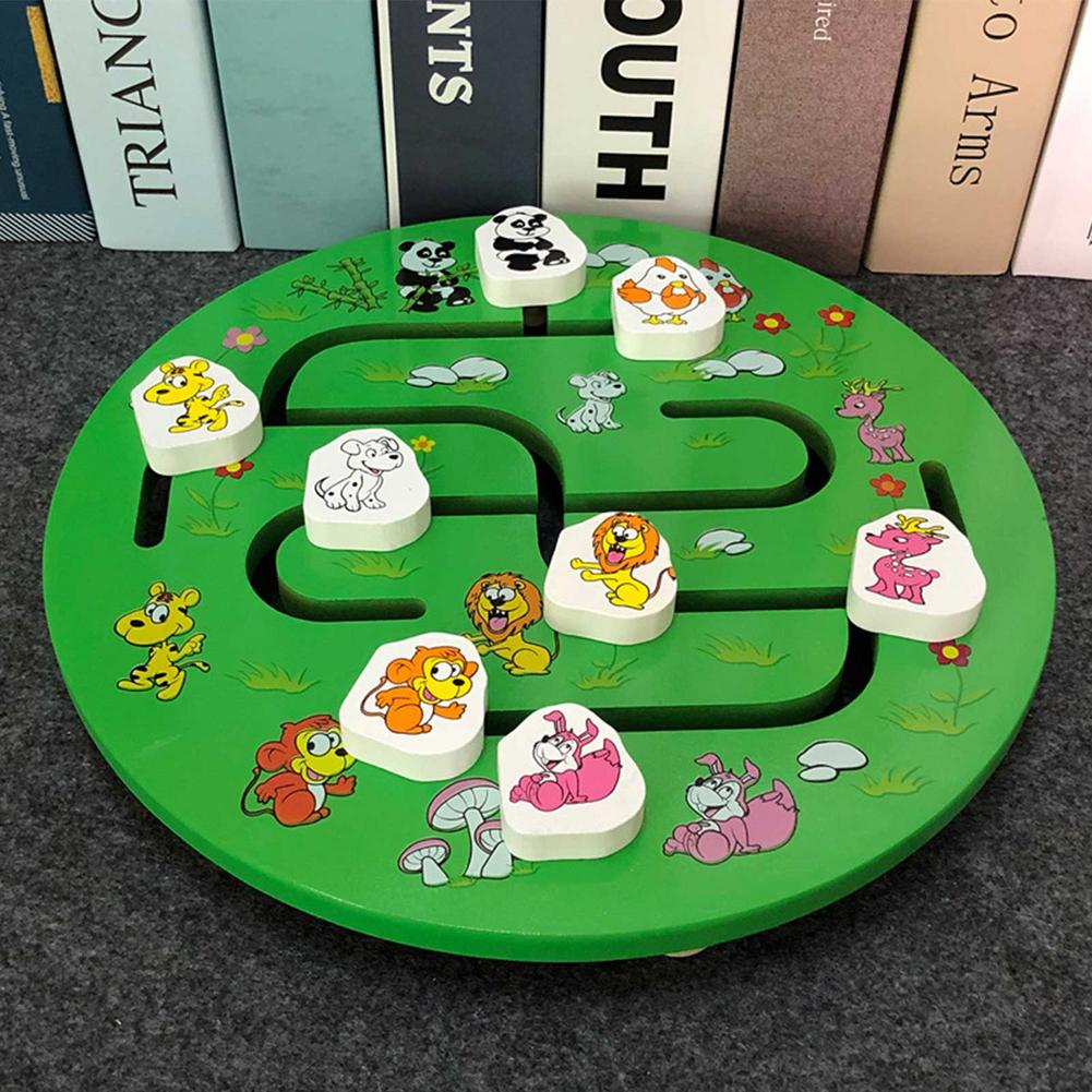 Houten Puzzel Speelgoed Prachtige Patronen En Vakmanschap Cognitieve Nummer Doolhof Speelgoed Oefening Voor Baby Peuters